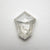 1.68ct 9.69x7.68x2.92mm Shield Rosecut 18530-09 - Misfit Diamonds