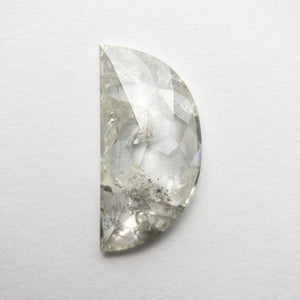3.49ct 16.73x8.29x2.72mm Half Moon Rosecut 18530-17 - Misfit Diamonds