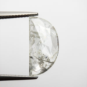 3.49ct 16.73x8.29x2.72mm Half Moon Rosecut 18530-17 - Misfit Diamonds