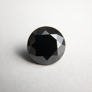 1.63ct 7.27x7.22x4.69mm Black Round Brilliant 18545-01 - Misfit Diamonds