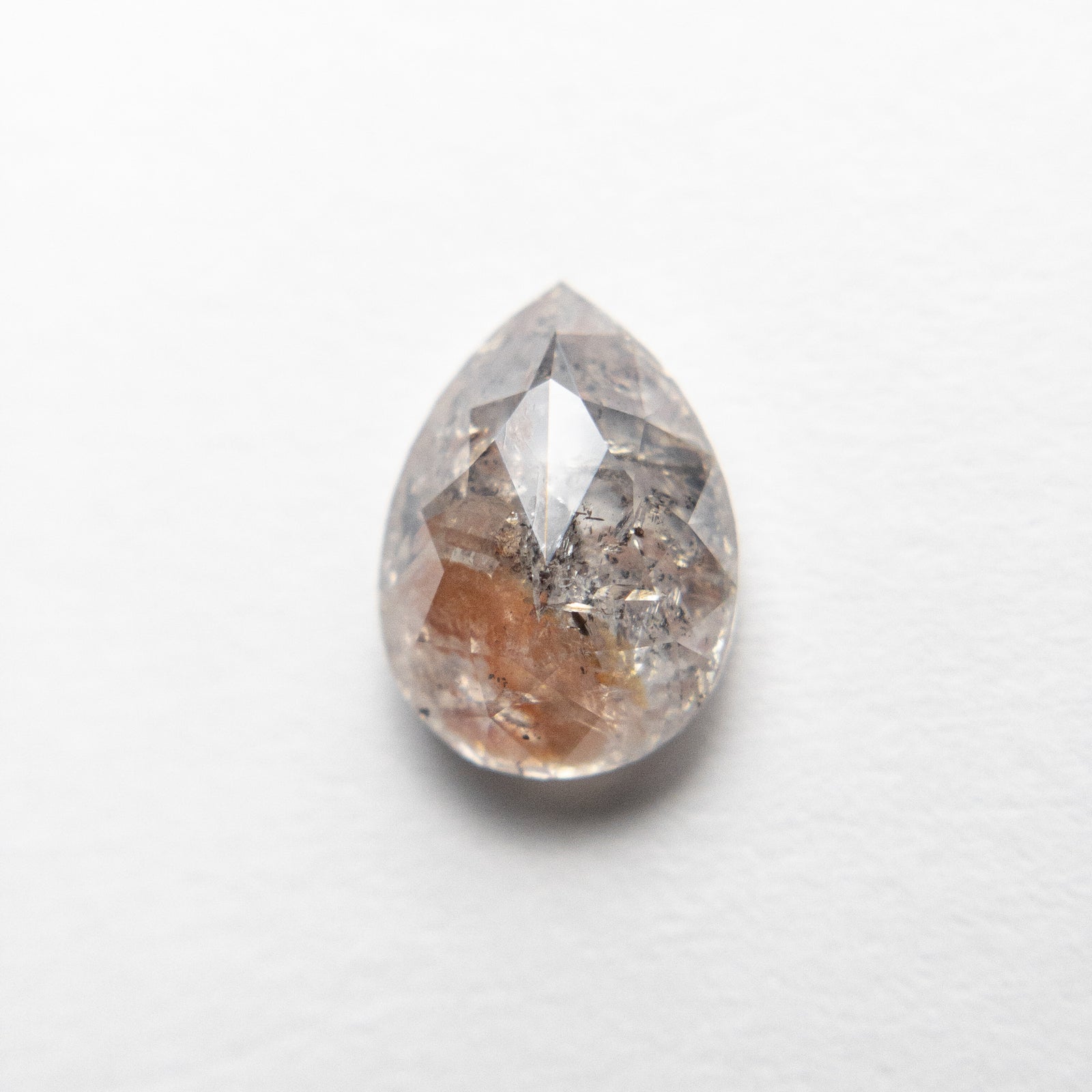 1.51ct 8.57x6.20x3.35mm Pear Double Cut 18550-04 - Misfit Diamonds
