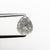 1.17ct 7.29x5.96x3.48mm Pear Double Cut 18550-07 - Misfit Diamonds