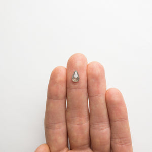 1.38ct 9.00x5.65x3.10mm Pear Rosecut 18551-04 - Misfit Diamonds
