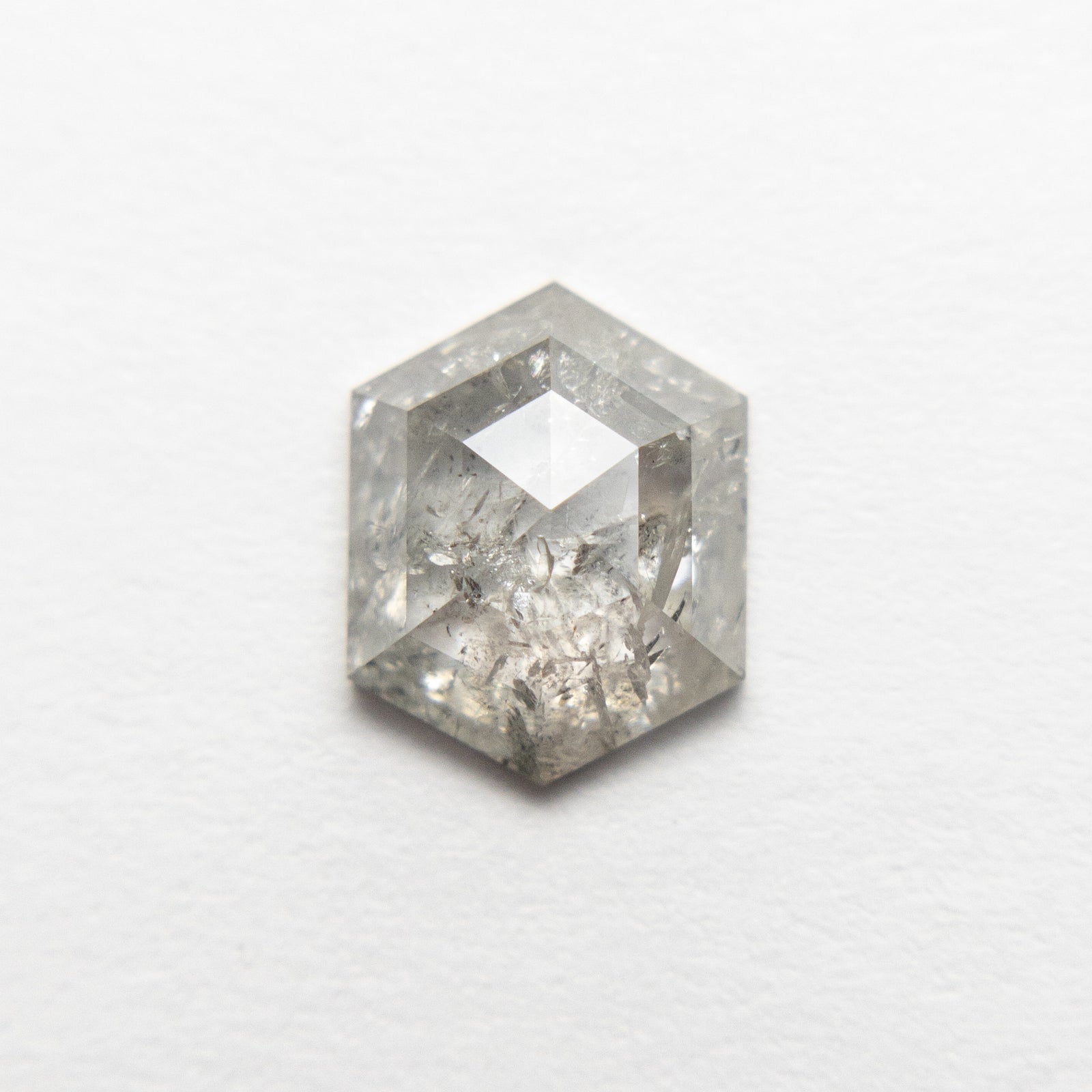 1.09ct 8.19x6.44x2.45mm Hexagon Rosecut 18553-13 - Misfit Diamonds