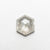 1.01ct 7.29x6.24x2.45mm Hexagon Rosecut 18553-14 - Misfit Diamonds