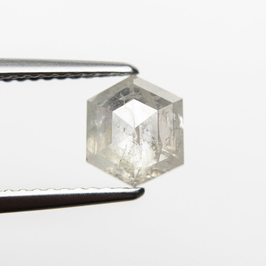 1.01ct 7.29x6.24x2.45mm Hexagon Rosecut 18553-14 - Misfit Diamonds