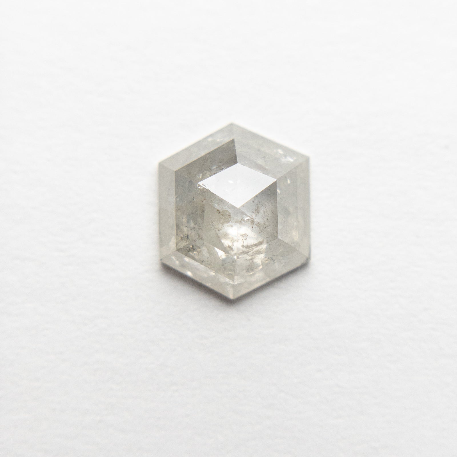 1.00ct 7.30x6.24x2.56mm Hexagon Rosecut 18553-15 - Misfit Diamonds