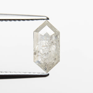 1.27ct 10.40x5.14x2.43mm Hexagon Rosecut 18553-19 - Misfit Diamonds