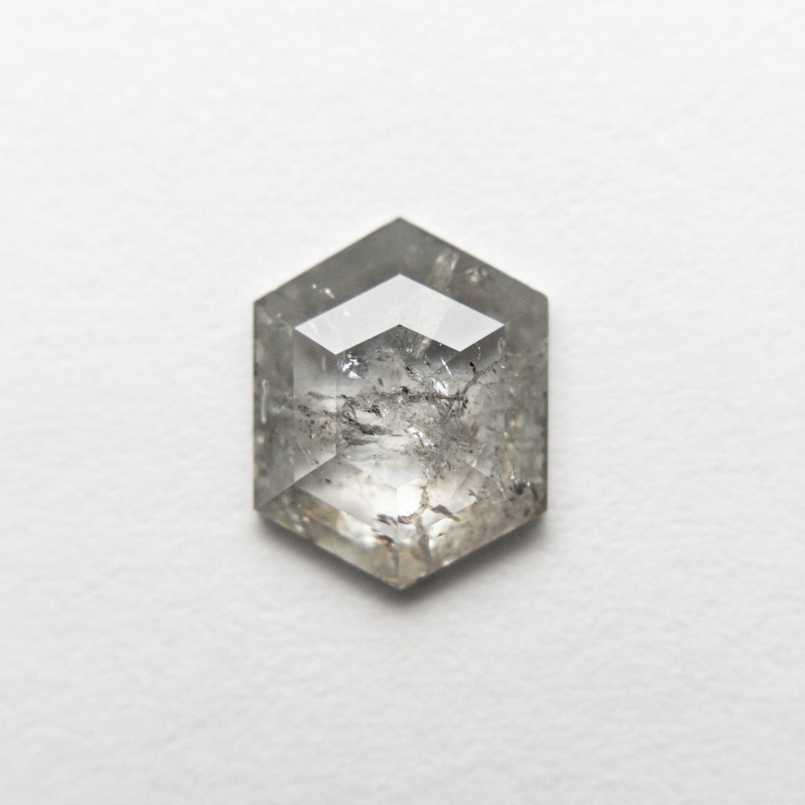 1.10ct 8.20x6.45x2.24mm Hexagon Rosecut 18553-23 - Misfit Diamonds