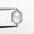 1.64ct 9.22x6.36x3.19mm Hexagon Rosecut 18553-24 - Misfit Diamonds