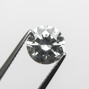 2.00ct 8.15x8.10x4.93mm SI1 Fancy Grey Round Brilliant Cut 18630-01 - Misfit Diamonds