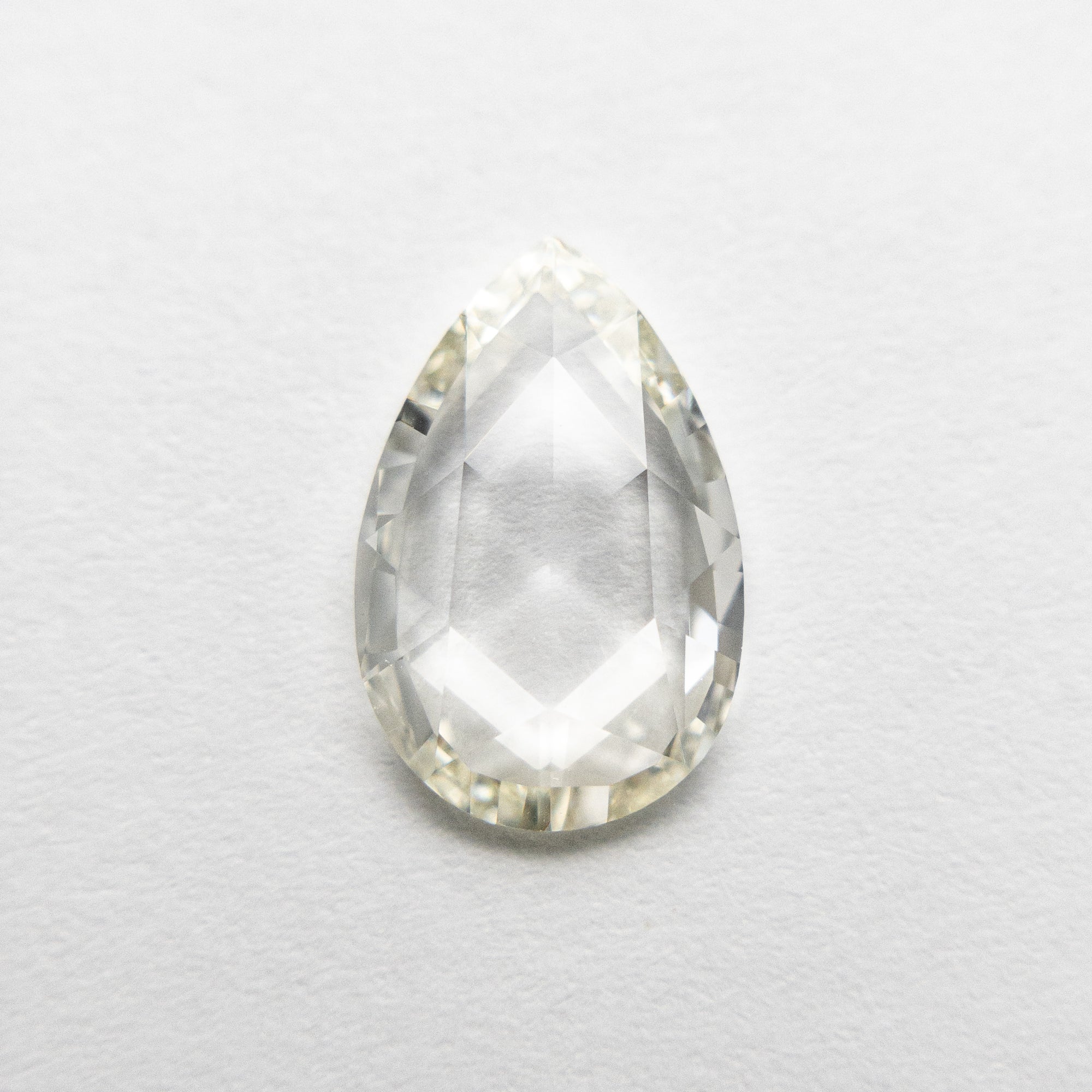 1.04ct 9.86x6.39x1.82mm VVS2-VS1 M-N Pear Rosecut 18661-04 - Misfit Diamonds