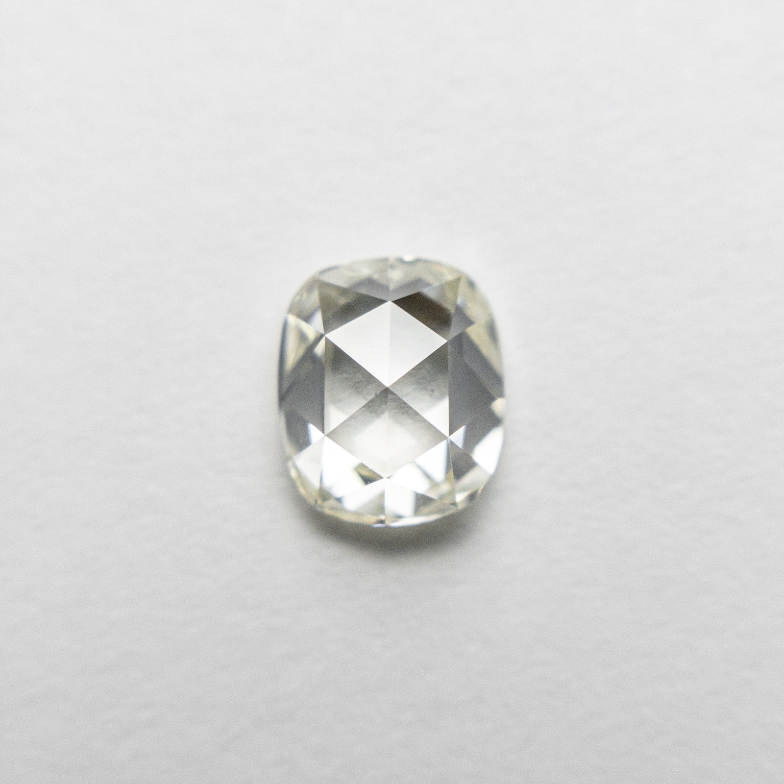 0.96ct 6.33x5.37x3.16mm VS2 M-N Cushion Rosecut 18661-15 - Misfit Diamonds
