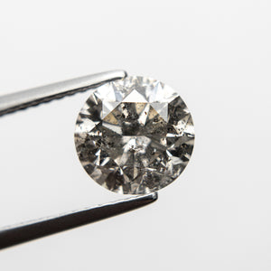 2.01ct 7.90x7.75x5.17mm Champagne Salt and Pepper Round Brilliant 18673-03 - Misfit Diamonds