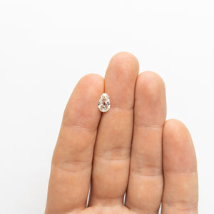 1.11ct 9.46x5.80x2.77mm VS2 J-K Modern Antique Pear Old Mine Cut 18679-02 - Misfit Diamonds
