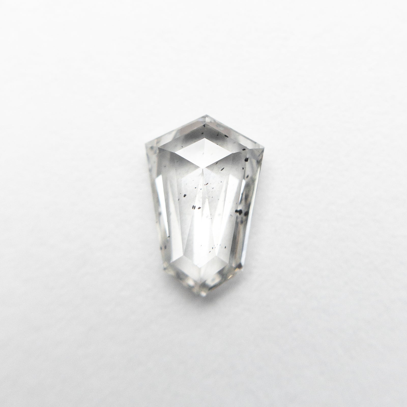 0.84ct 8.15x5.39x2.54mm Shield Rosecut 18705-13 - Misfit Diamonds