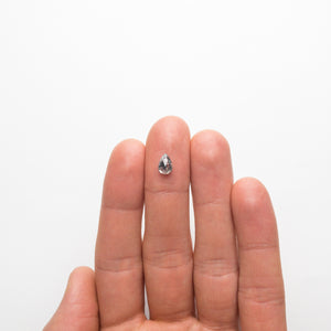 0.99ct 7.79x5.20x3.07mm Pear Double Cut 18724-09 - Misfit Diamonds