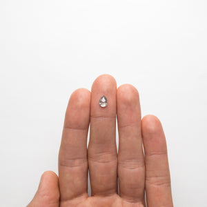 0.77ct 7.40x5.54x2.37mm Pear Rosecut 18724-18 - Misfit Diamonds