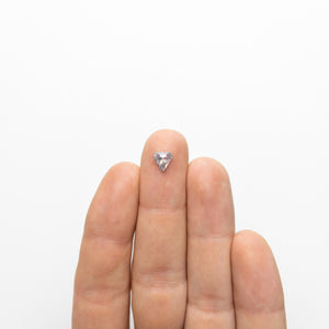 0.71ct 6.86x7.03x2.26mm Shield Rosecut 18727-13 - Misfit Diamonds