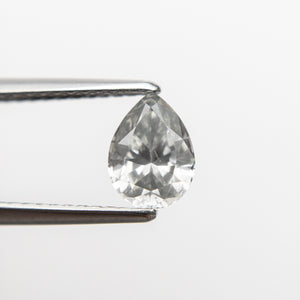 0.86ct 7.12x5.22x3.39mm GIA Fancy Light Grey Pear Brilliant 18729-01 - Misfit Diamonds