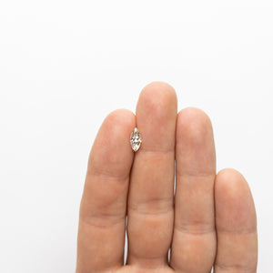 0.74ct 10.11x4.56x2.82mm VS Champagne Marquise Brilliant 18746-01 - Misfit Diamonds