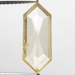2.56ct 15.81x6.38x2.61mm Fancy Yellow Hexagon Rosecut 18748-01 - Misfit Diamonds