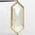 2.56ct 15.81x6.38x2.61mm Fancy Yellow Hexagon Rosecut 18748-01 - Misfit Diamonds