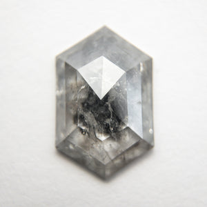 2.37ct 12.54x8.02x2.69mm Hexagon Rosecut 18761-01 - Misfit Diamonds