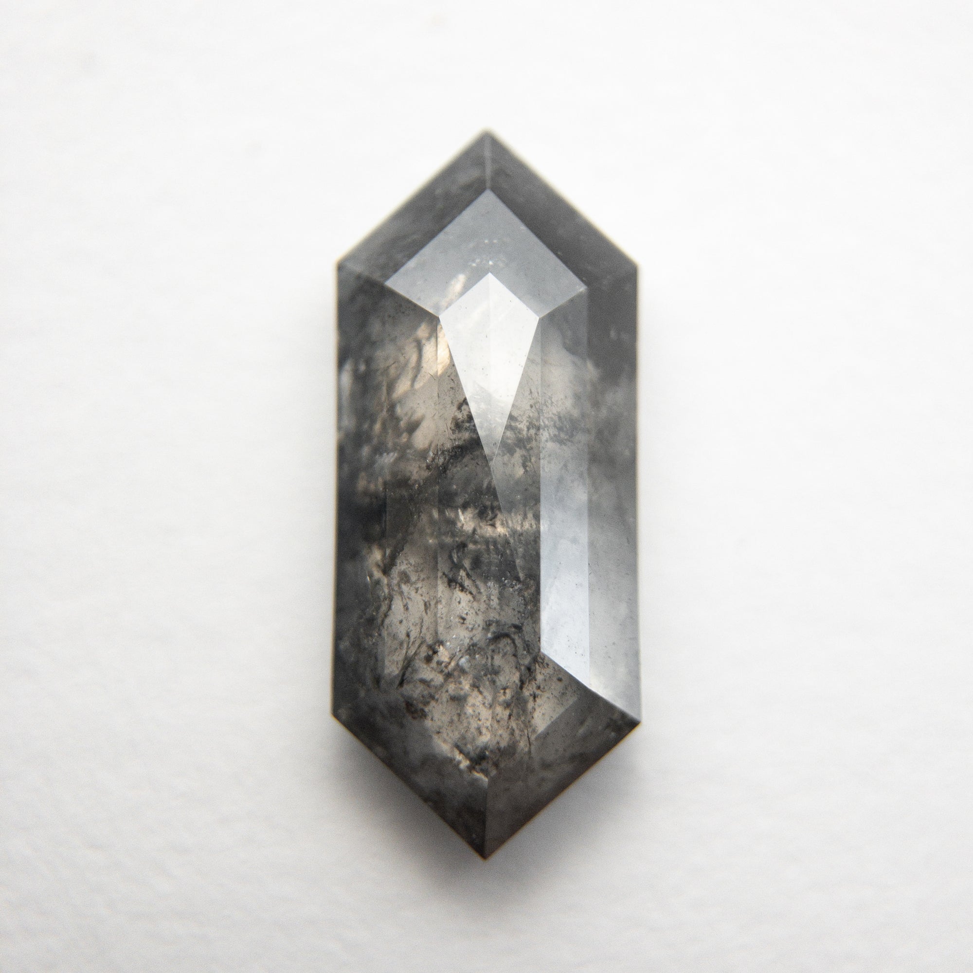 2.06ct 12.44x5.29x3.18mm Hexagon Rosecut 18761-02 - Misfit Diamonds