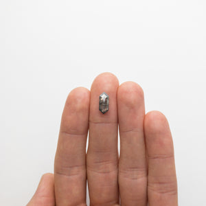 2.06ct 12.44x5.29x3.18mm Hexagon Rosecut 18761-02 - Misfit Diamonds