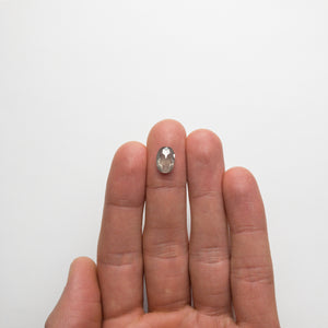 3.18ct 10.64x7.44x4.46mm Oval Double Cut 18768-03 - Misfit Diamonds