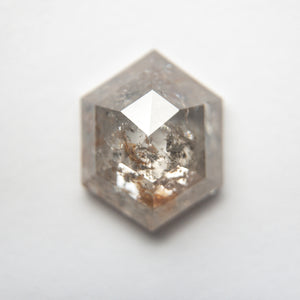 3.08ct 10.49x8.19x4.26mm Hexagon Rosecut 18769-03 - Misfit Diamonds