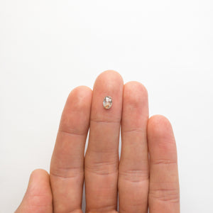 0.71ct 6.79x4.70x2.37mm Oval Double Cut 18787-01 - Misfit Diamonds