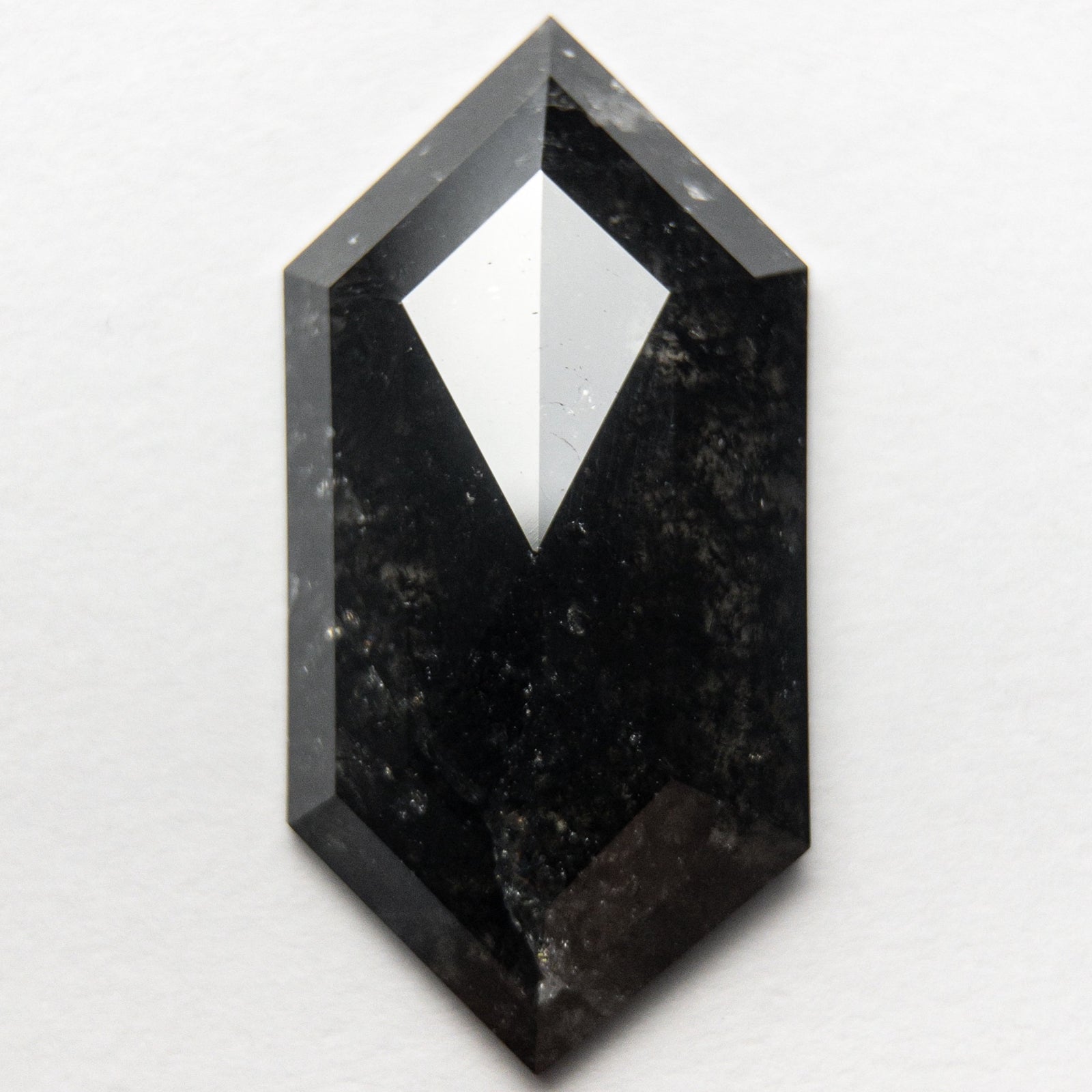 4.73ct 18.90x9.48x2.93mm Hexagon Rosecut 18789-01 - Misfit Diamonds