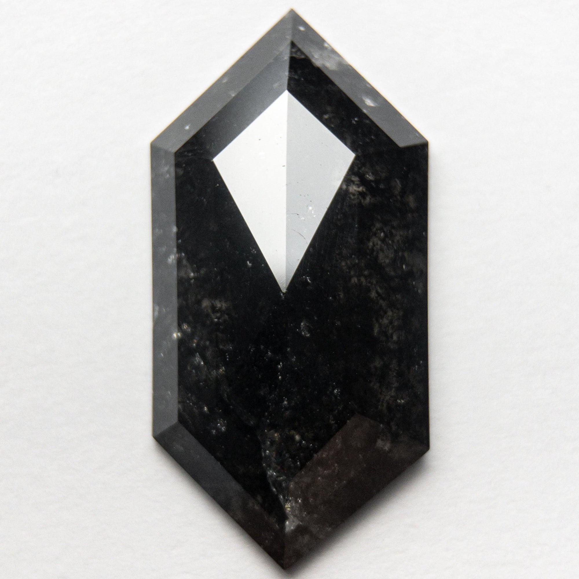 4.73ct 18.90x9.48x2.93mm Hexagon Rosecut 18789-01 - Misfit Diamonds