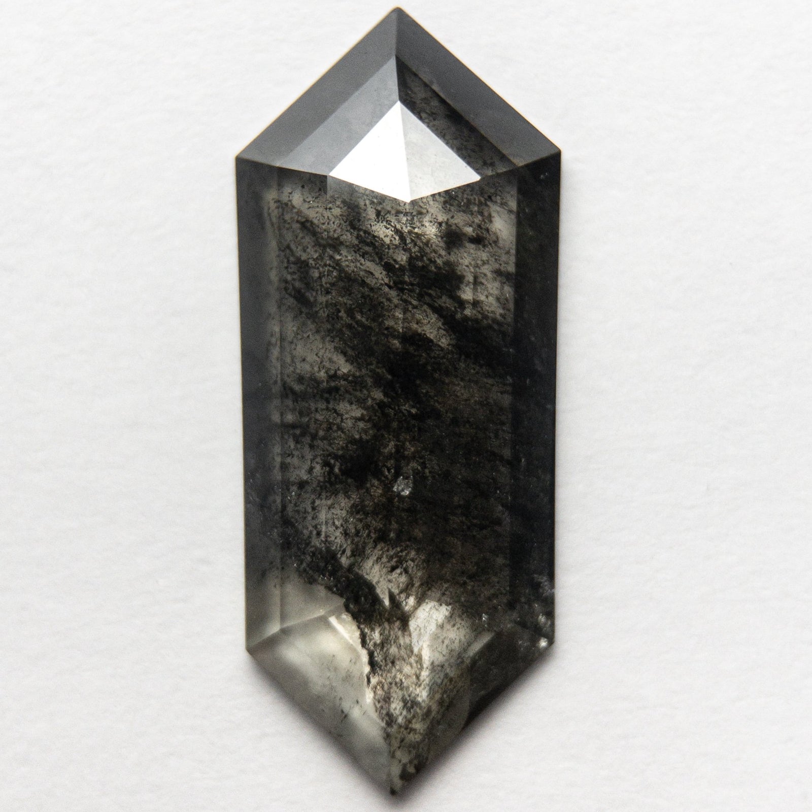 2.39ct 16.72x7.03x2.13mm Hexgon Rosecut 18789-02 - Misfit Diamonds