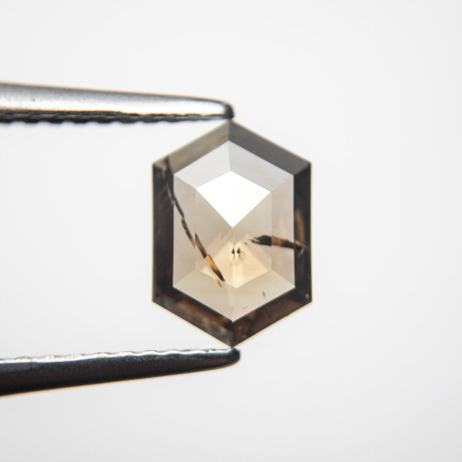 0.94ct 8.76x6.10x1.99mm Hexagon Rosecut 18789-05 - Misfit Diamonds