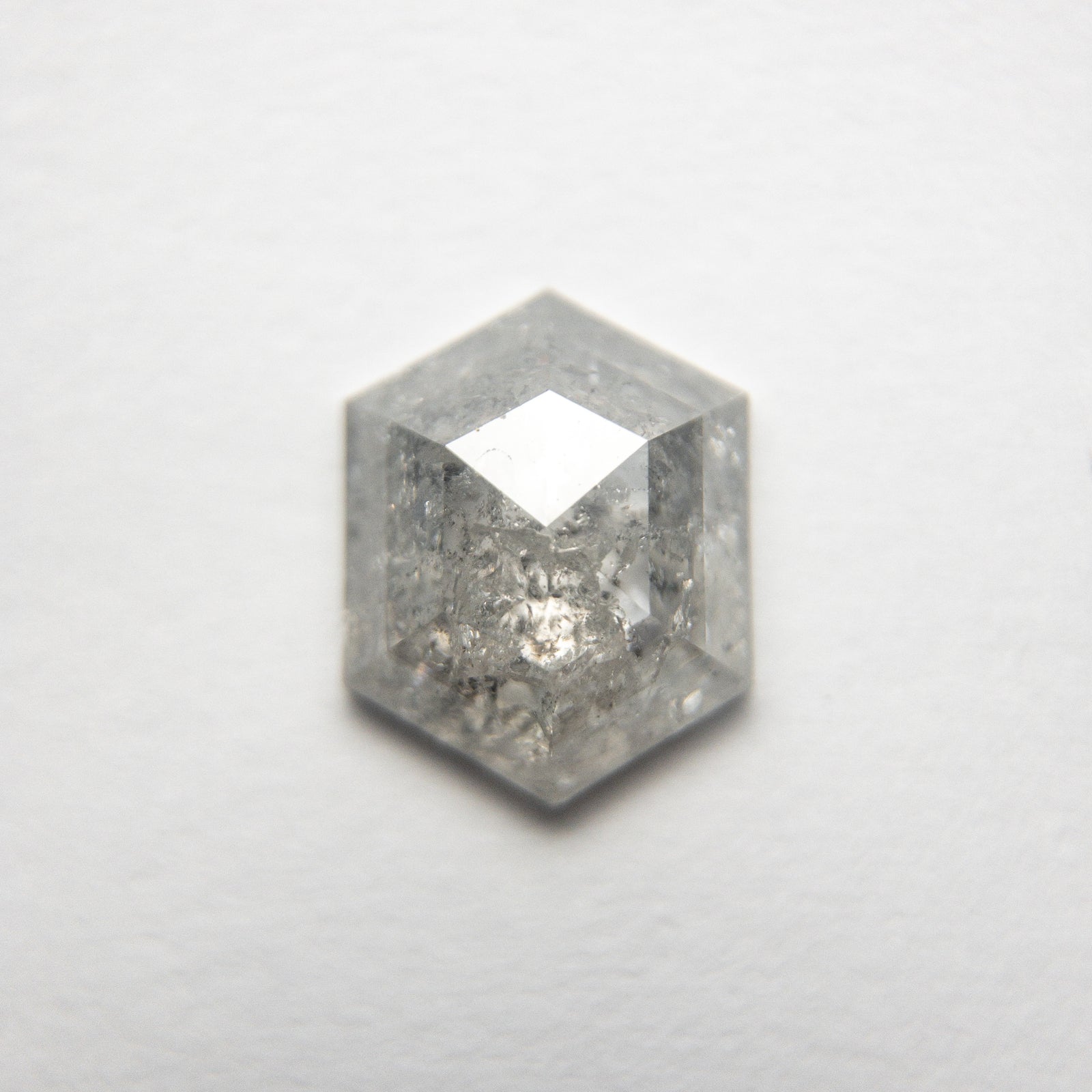 1.32ct 8.14x6.44x2.79mm Hexagon Rosecut 18789-09 - Misfit Diamonds