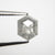1.32ct 8.14x6.44x2.79mm Hexagon Rosecut 18789-09 - Misfit Diamonds