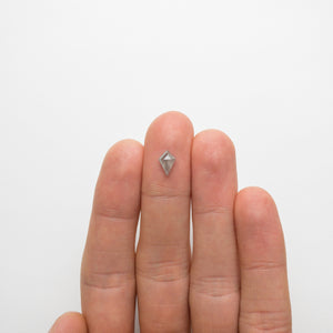 0.84ct 8.66x5.65x2.66mm Kite Rosecut 18793-01 - Misfit Diamonds