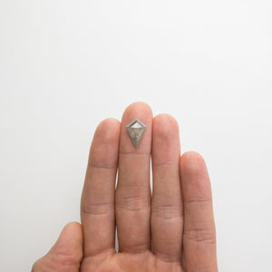 3.83ct 16.06x11.12x4.06mm Kite Rosecut 18793-07 - Misfit Diamonds