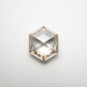 1.00ct 7.15x6.00x2.89mm Hexagon Rosecut 18804-01 - Misfit Diamonds