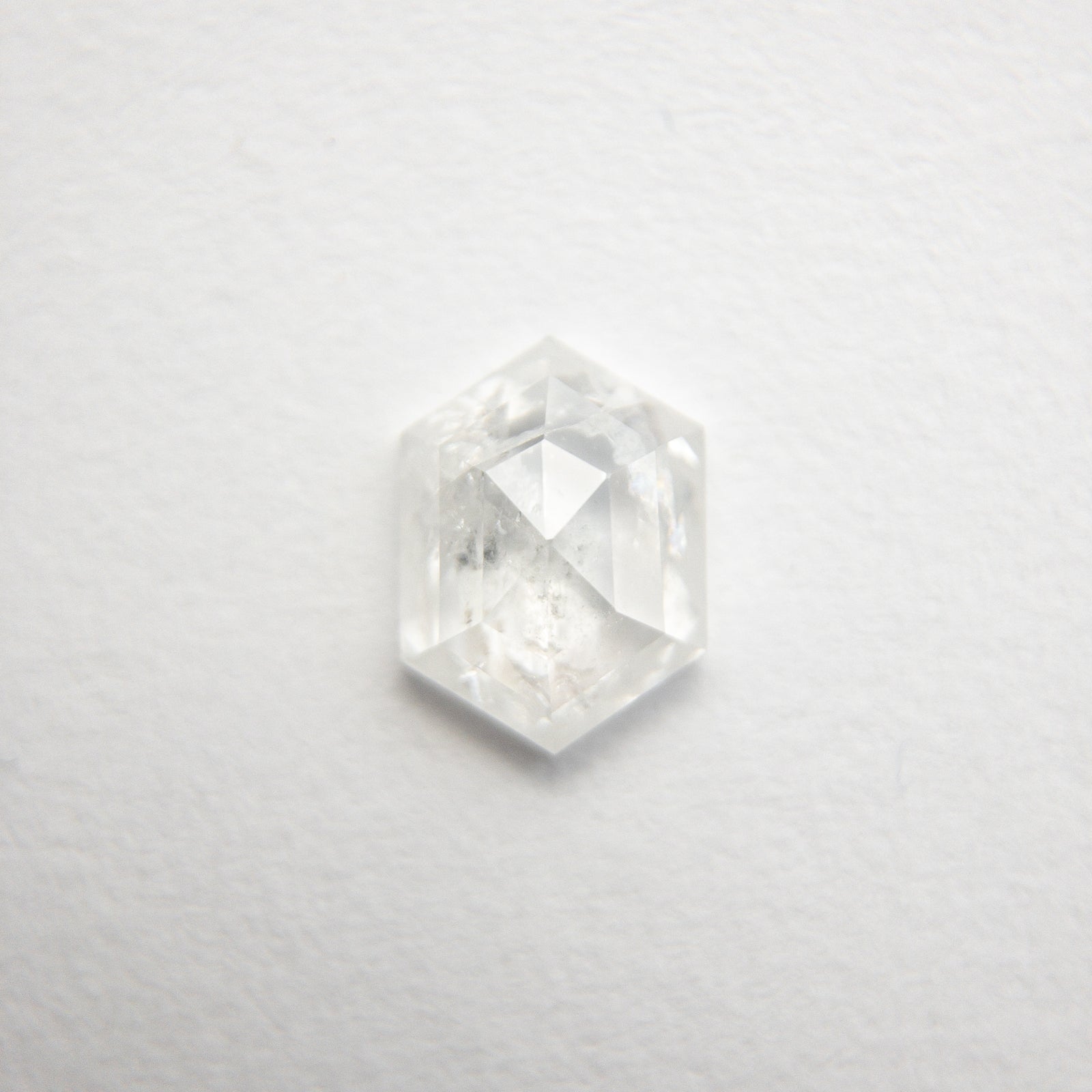 0.60ct 6.64x4.84x2.09mm Hexagon Rosecut 18816-01 - Misfit Diamonds