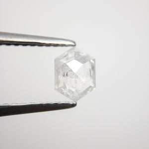 0.60ct 6.64x4.84x2.09mm Hexagon Rosecut 18816-01 - Misfit Diamonds