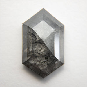 3.59ct 13.41x8.14x3.52mm Hexagon Rosecut 18818-01 - Misfit Diamonds
