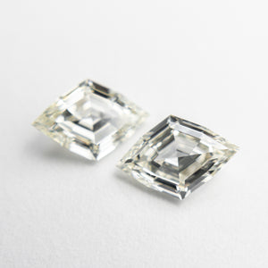 1.41ct 8.49x5.71x2.56mm VS/SI O-P Lozenge Step Cut Matching Pair 18877-01 - Misfit Diamonds
