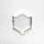1.02ct 9.42x7.55x1.33mm SI2 L Hexagon Portrait Cut 18878-03 - Misfit Diamonds