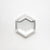 1.03ct 8.01x7.00x1.78mm SI1 J-K Hexagon Portrait Cut 18878-04 - Misfit Diamonds