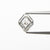 0.65ct 6.43x5.49x2.60mm Geometric Rosecut 18896-06 - Misfit Diamonds