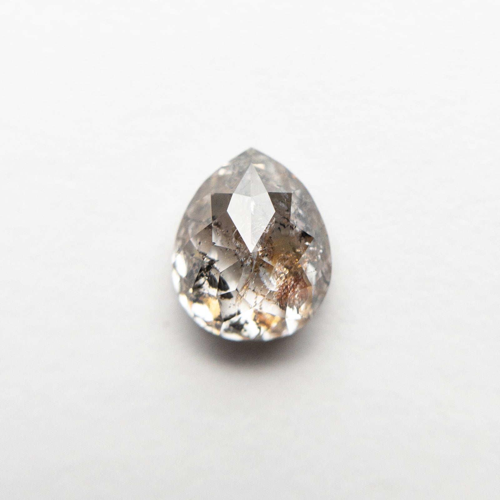 1.53ct 7.32x6.01x4.06mm Pear Double Cut 18896-16 - Misfit Diamonds